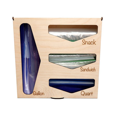 Conveniente organizzatore di sacchetti con coperchio a candela Stampa personalizzata per tutte le soluzioni di stoccaggio