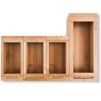 Conveniente organizzatore di sacchetti con coperchio a candela Stampa personalizzata per tutte le soluzioni di stoccaggio