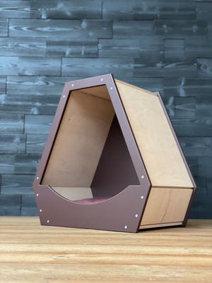 Risparmia spazio Funzione Pet House con design in legno moderno e colore in legno naturale