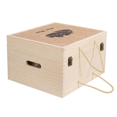 2-6 bottiglie Scatola di vino in legno massello per regalo Ordine personalizzato accettato immediatamente