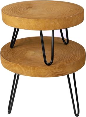 Imballaggio postale Y supporto di piante di legno rotondo per l'esposizione in interni moderni