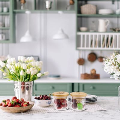 Chiusure di baratto di bambù in legno a colori semplici con anelli di sigillamento in silicone