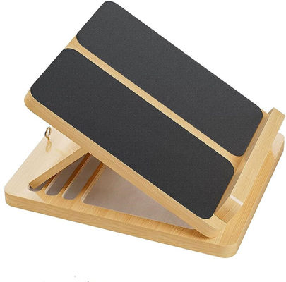 Tavola inclinata regolabile per allungamento del polpaccio e flessibilità delle caviglie Tavola inclinata in legno