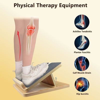 Tavola inclinata regolabile per allungamento del polpaccio e flessibilità delle caviglie Tavola inclinata in legno