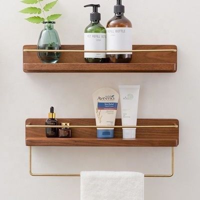 Moderni e eleganti scaffali a parete Mobili da deposito appesi In metallo In legno