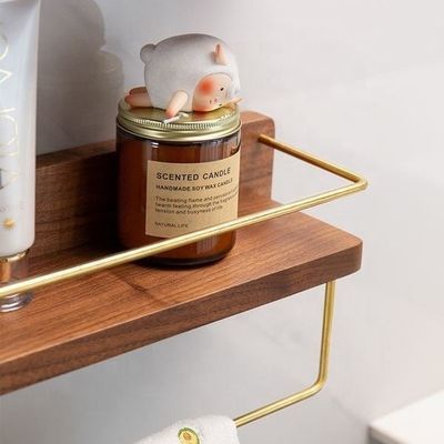 Moderni e eleganti scaffali a parete Mobili da deposito appesi In metallo In legno