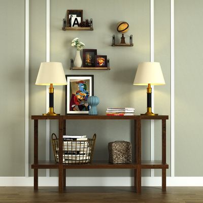 Mobili da soggiorno Mensola da parete Legno Metallo Apparecchio da cucina moderno di conservazione Risparmia spazio