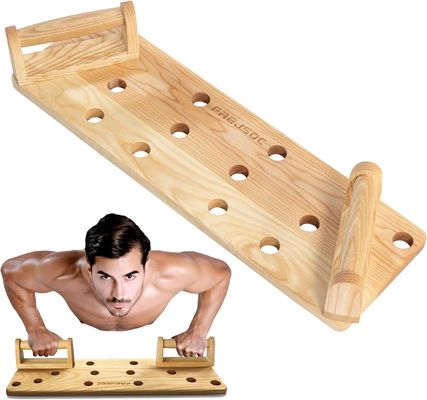 Disegno originale brevetto Legno Push Up Board Gran numero di supporti per l' allenamento della forza