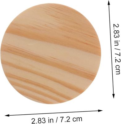 8pcs coperture in legno di bambù non versamento candele barattoli di vetro barattoli ermetici barattoli di legno