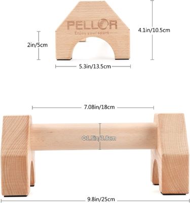 Push Up Bars Gym Gear Attrezzatura con tappeto antiscivolo allenamento solido esercizio femminile uomini fitness portatile su richiesta