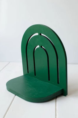 Decorazione a muro in legno arcobaleno Piccole piante ripiano per mobili da soggiorno