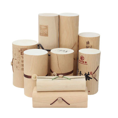 Scatola di imballaggio per pasticche di formaggio artigianale in legno morbido non finito per regalo