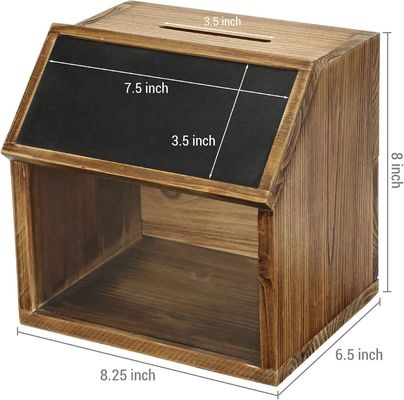 Giocattoli Organizzatore Multifunzione Scatola di scarico con etichetta di cartone di calce e finestra acrilica