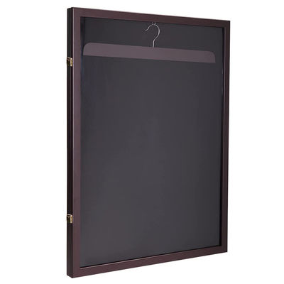 Cassa per display di monumenti uniformi montata a parete scatola ombra con coperchio di protezione acrilica