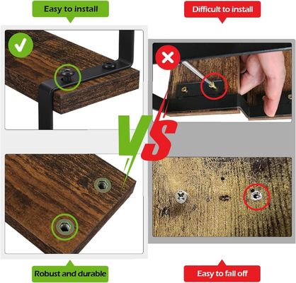 Funzione di supporto per display in legno Risparmia spazio 3 Livello Cucina Contatore di spezie Rack Organizzatore