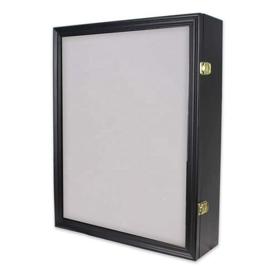 Legno e acrilico nero 20 Baseball Display Case Cabinet per la conservazione di ricordi sportivi