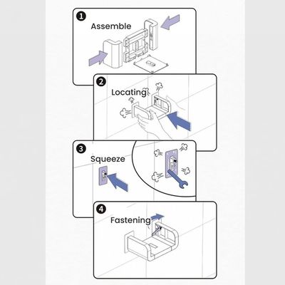 Disegno colore e dimensione personalizzati Moderno MDF Legno stile a forma di U per progetti di personalizzazione