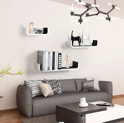 Disegno colore e dimensione personalizzati Moderno MDF Legno stile a forma di U per progetti di personalizzazione