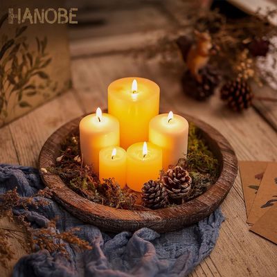 Tavolo di servizio in legno su misura Decorazione di portacandele rustica rotonda per attrezzi e design per torte