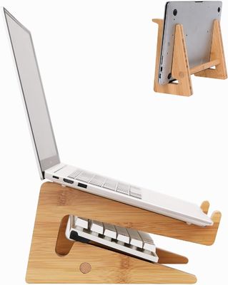 Decorazione di scaffali in legno Descrizione Stand per laptop Compatibile con qualsiasi laptop