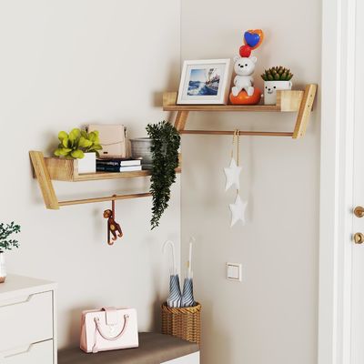 Arredamento per la casa generale Mensole da bagno sopra il bagno Mensole appese a muro a forma di U