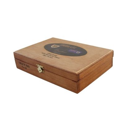 FSC Certified Handmade Wood Cigarette Box con stampa e imballaggio personalizzato del logo