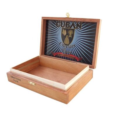 FSC Certified Handmade Wood Cigarette Box con stampa e imballaggio personalizzato del logo