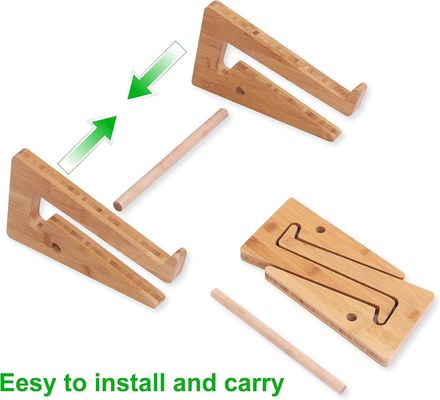 Decorazione di scaffali in legno Descrizione Stand per laptop Compatibile con qualsiasi laptop