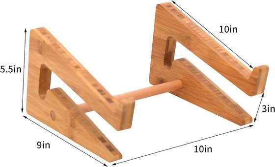 Decorazione di scaffali in legno Descrizione Stand per laptop Compatibile con qualsiasi laptop