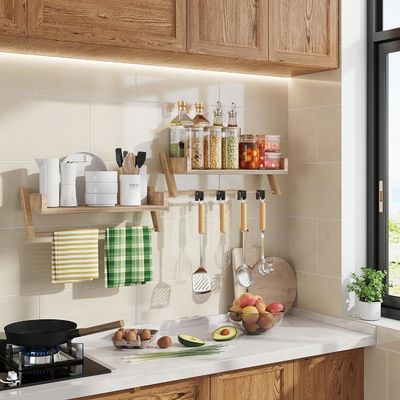 Arredamento per la casa generale Mensole da bagno sopra il bagno Mensole appese a muro a forma di U