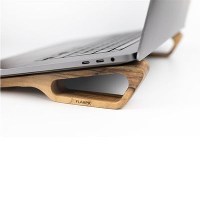 Portatile per laptop in legno per Macbook risparmio spazio e elegante accessorio da scrivania