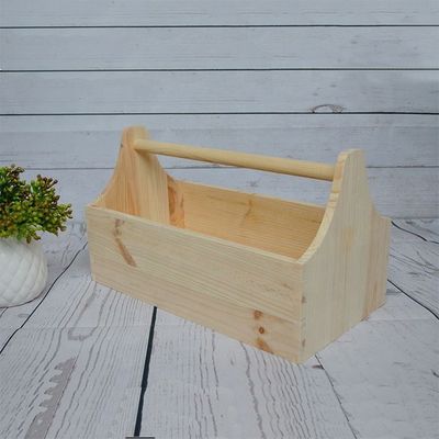 Logo personalizzato accettabile e stampa laser incidere scatola di attrezzi in legno per lo stoccaggio artigianato