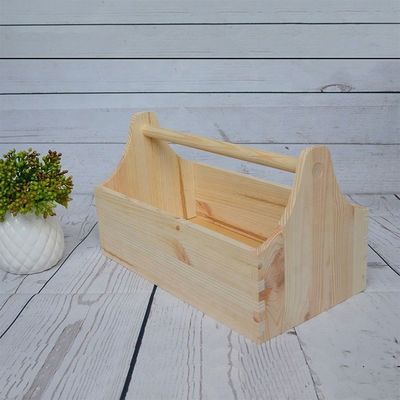 Logo personalizzato accettabile e stampa laser incidere scatola di attrezzi in legno per lo stoccaggio artigianato