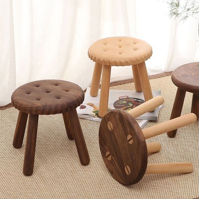 Delizia per bambini piccoli Stagli di legno personalizzati in forma di biscotto in legno di noce di faggio