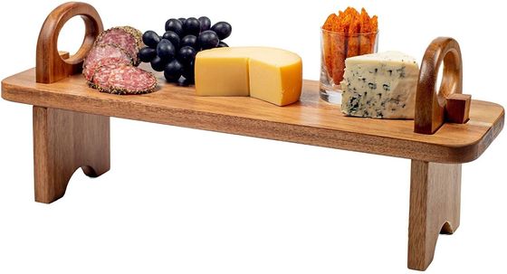 Logo personalizzato Elegante Decorazione a mano Finitura domestica Mensola organizzatore Cheese Board
