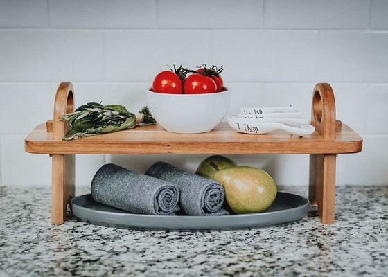 Logo personalizzato Elegante Decorazione a mano Finitura domestica Mensola organizzatore Cheese Board