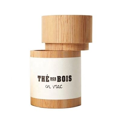 Scatola per il tè in legno Bottone per il tè Caffè Caramelle in incisione Stampa Manipolazione