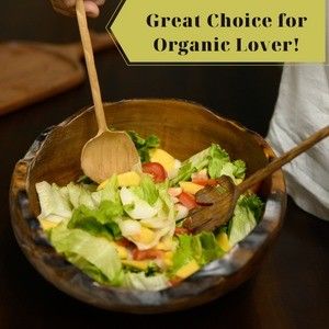 Doni d'affari 6 pezzi di insalate di legno cucchiai e forchette Set campione gratuito offerto