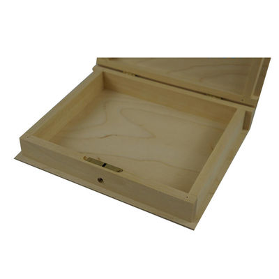 Scatola di libri in legno fatta a mano per organizzare e conservare vari oggetti personali