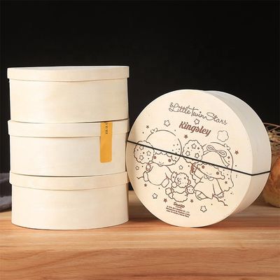 Vitalucks Custom Insalate di legno rotondo Bento Lunch Box La soluzione ecologica perfetta