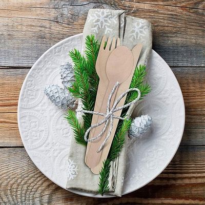 Set di posate in legno usa e getta La scelta perfetta per il tuo business eco-conscio