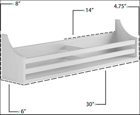 Ripiani a parete in legno massello realizzati a mano Ripiani galleggianti Ripiani a parete in legno per la casa