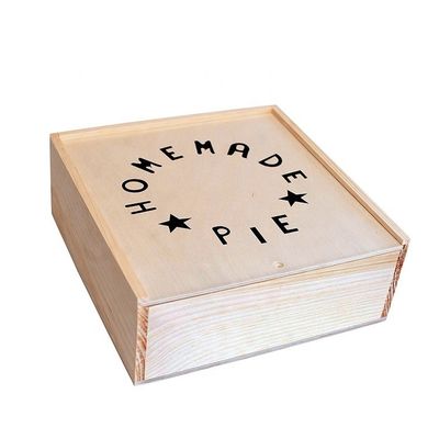 Scatole di torte di legno leggere Ordine personalizzato accettato per imballaggi alimentari artigianali