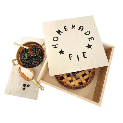 Scatole di torte di legno leggere Ordine personalizzato accettato per imballaggi alimentari artigianali