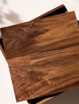 Moderna scatola di memoria minimalista personalizzata per souvenir e custodi di loghi personalizzati