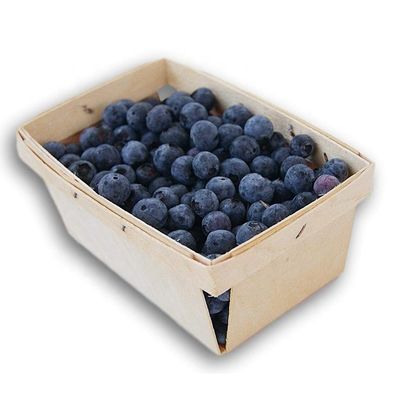 Colore di legno di betulla o pioppo 4 x 4 pollici Pint Frutta Cesti per decorazioni di festa