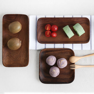 24.8x12.8x2cm Tazze di legno ecologiche in stile nordico personalizzato con campione gratuito