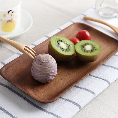 24.8x12.8x2cm Tazze di legno ecologiche in stile nordico personalizzato con campione gratuito