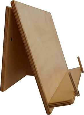 Portalibri a muro in legno Regolabile per il libretto di ricette da cucina