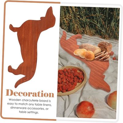 15.6"L x 1"W x 15.6"H Cheeseboard Charcuterie Board con disegno inciso con laser